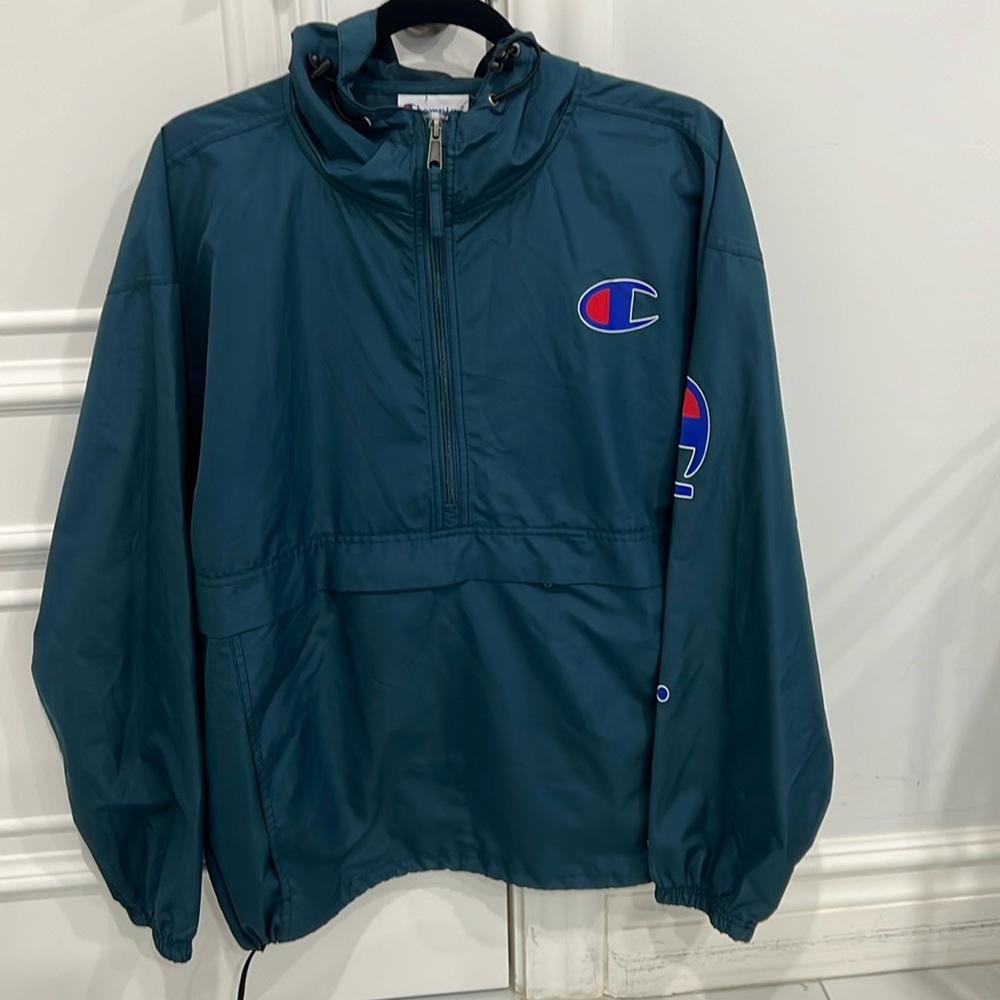 Champion Unisex Half-Zip Winderbreaker hoodie